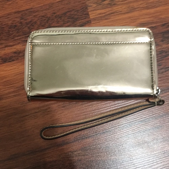 Rose Gold Coach Clutch - Picture 2 of 3